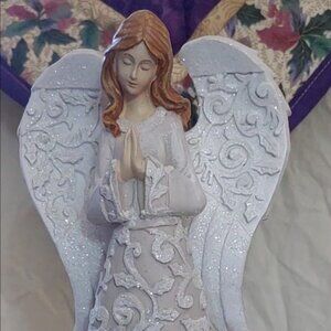 Praying Glitter Snow Angel